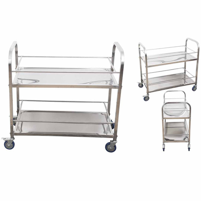 Stainless Steel Trolley 2 tier (850x450x900)