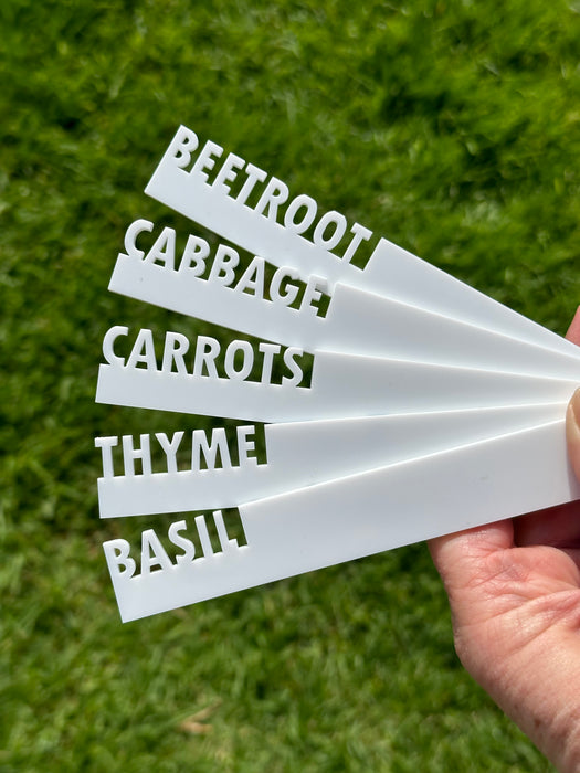 Plant Markers – English or te reo Māori
