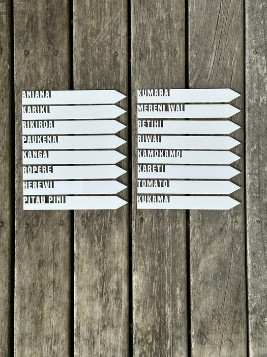 Plant Markers – English or te reo Māori