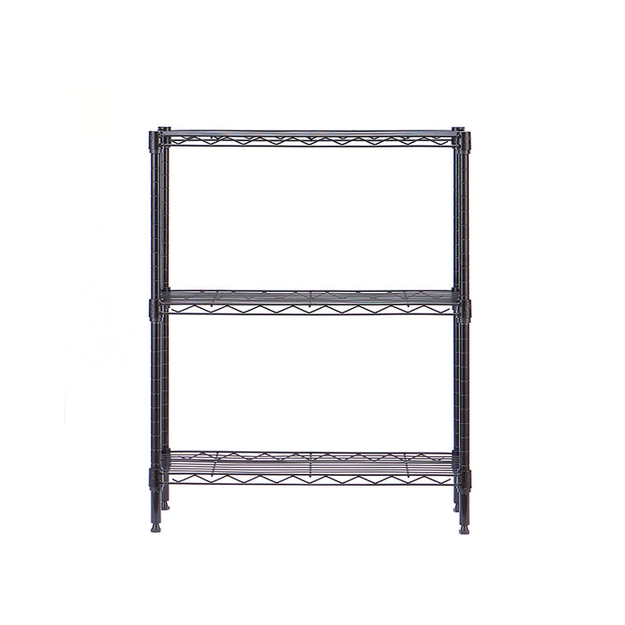 Eurowire Shelving Set (3 Shelf 750x600x300) (Black)