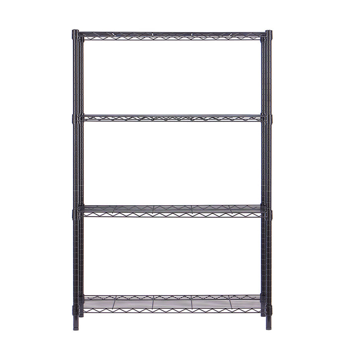 Eurowire Shelving Set (4 Shelf 1600x900x350) (Black)