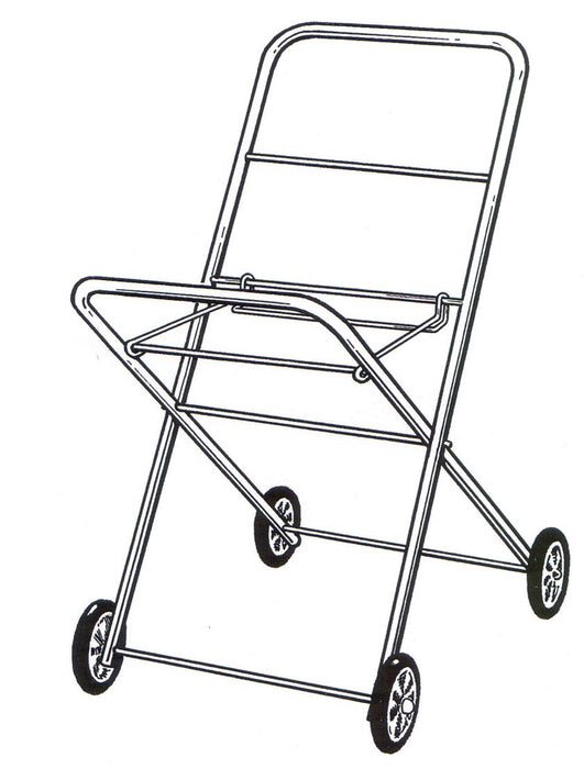 Laundry Trolley/Trundler (Royal Wire) 4 wheel