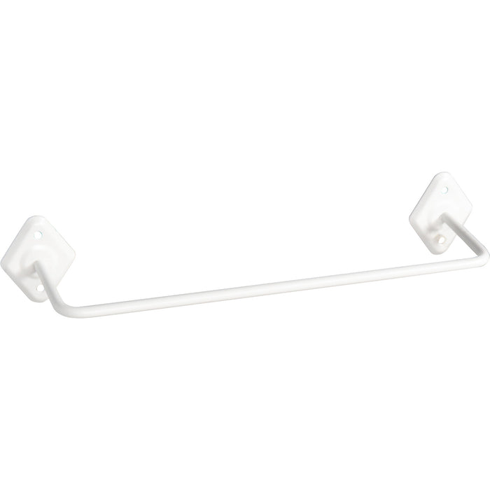 Towel Rail (Powder Coated White) 25cm