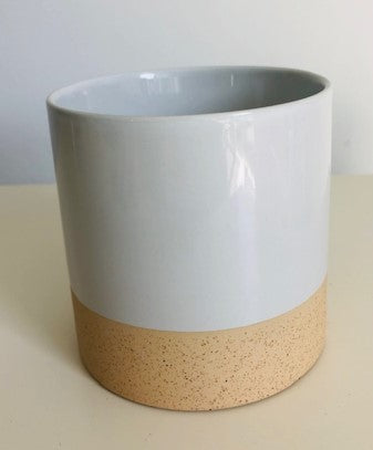 Nidos Cylinder Planter (white/Cork)